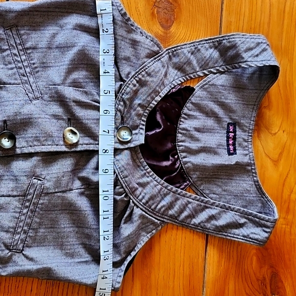 Joe Benbasset Button Up Dress Vest, Size M - Picture 4 of 5